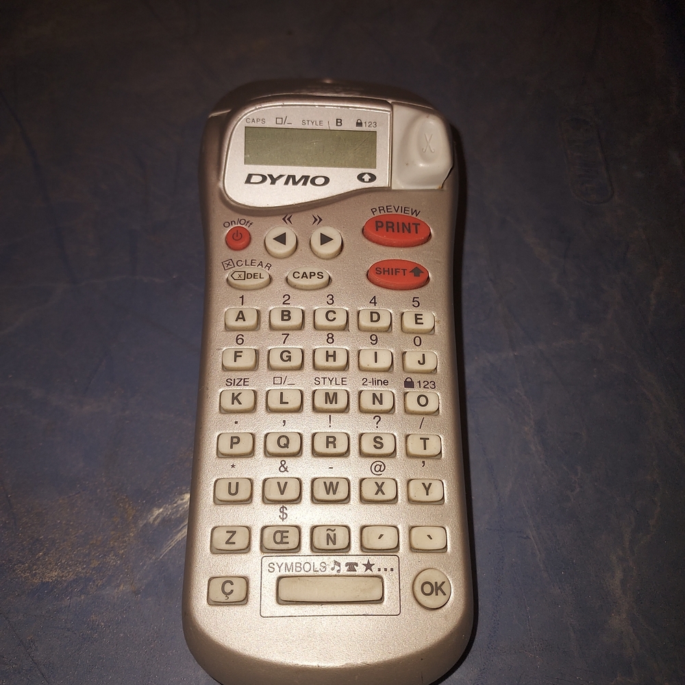 DYMO Silver Label Maker